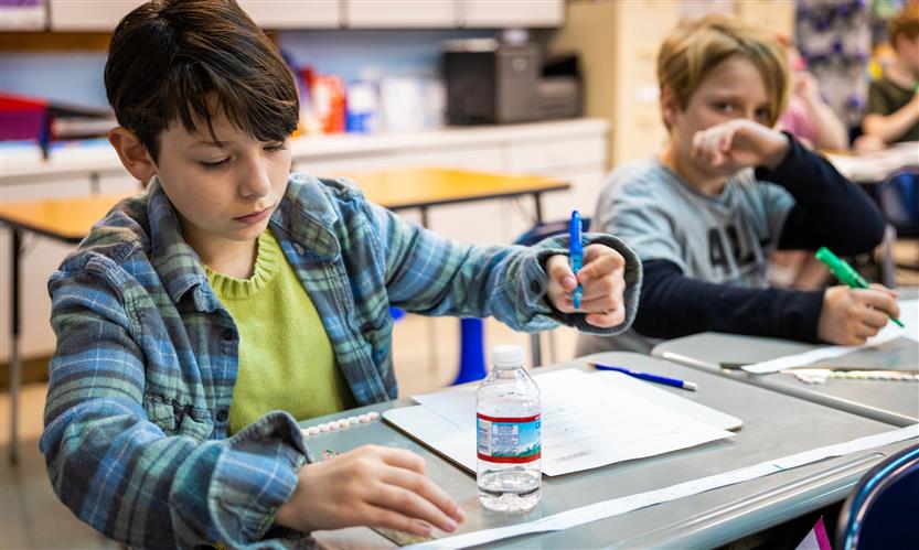 Students in a classroom